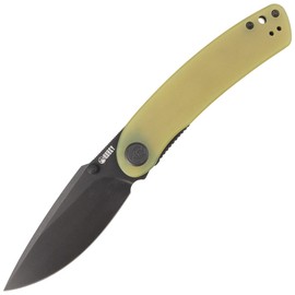 Nóż składany Kubey Knife Momentum Yellow G10, Dark Stonewashed AUS-10 by Sherif Manganas (KU344F)