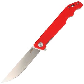 Nóż składany Kubey Knife Pylades Red G10, Satin AUS-10 (KU253F)