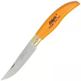 Nóż składany MAM Iberica S, Orange Beech Wood, Brass HD (2010-OR)
