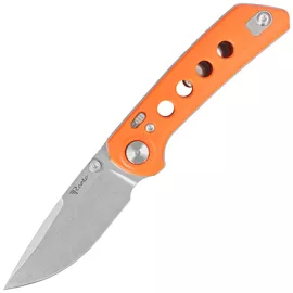 Nóż składany Reate PL-XT Orange G10, Stonewashed Nitro-V