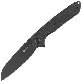 Nóż składany Sencut Kyril Black Micarta, Black Stonewashed 9Cr18MoV by Ferrum Forge Knife Works (S22001-3)