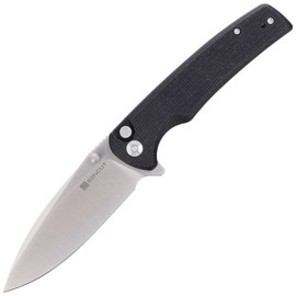 Nóż składany Sencut Sachse Black Micarta, Satin 9Cr18MoV (S21007-1)