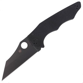 Nóż składany Spyderco YoJumbo G-10 Black, Black Blade Plain CPM S30V (C253GPBBK)