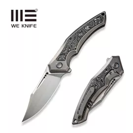 Nóż składany WE Knife Orpheus LE No 036/155 Gray Titanium / Aluminium Foil CF, Hand Rubbed Satin CPM 20CV (WE23009-2)