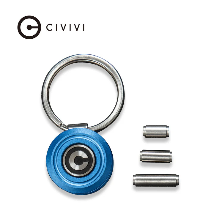 Brelok do kluczy Civivi Pocket Key Coin Organizer Blue Aluminium by Ostap Hel (C23056-2)