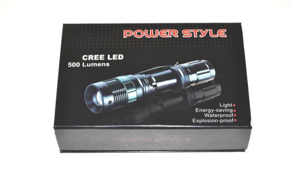 Latarka ładowalna Power Style LED 500 LM - AC-4055
