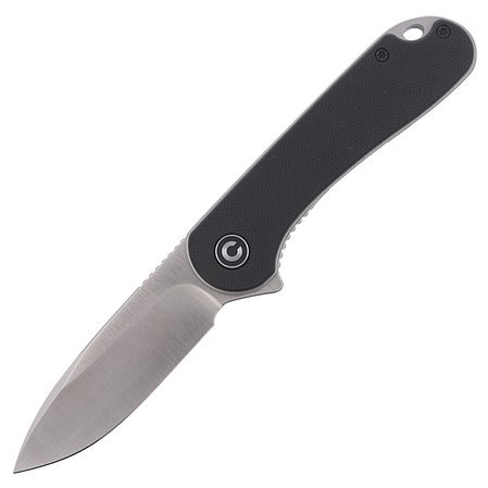 Nóż CIVIVI Elementum Flipper Black G10, Satin Finish (C907A)