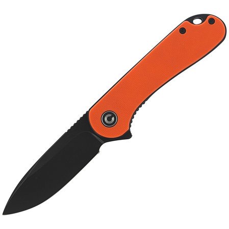 Nóż CIVIVI Elementum Flipper Orange G10, Black Stonewashed (C907Y)