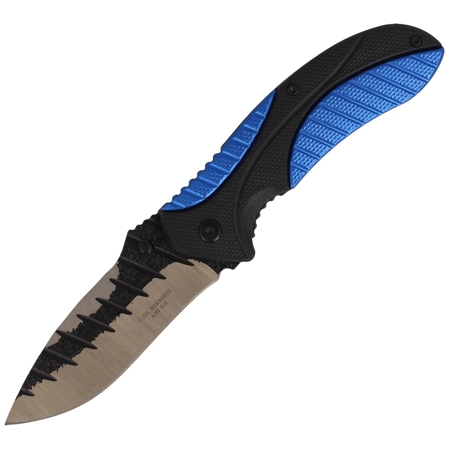 Nóż Herbertz Solingen Hit Blue/Black Aluminium/Plastic, Satin/Forged (588212)