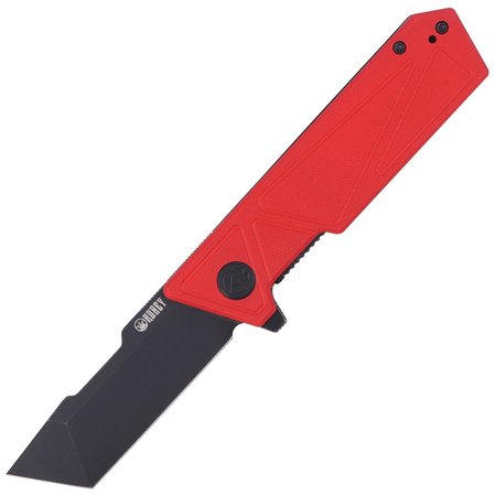 Nóż Kubey Knife Avenger, Red G10, Dark Stonewashed D2 (KU104D)