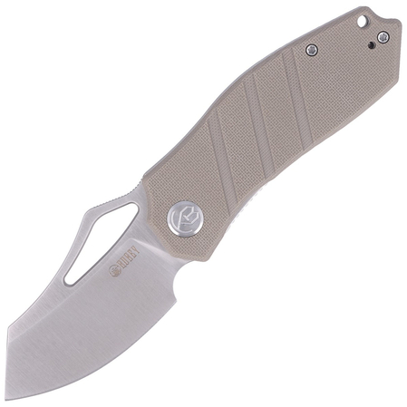 Nóż Kubey Knife Ceyx, Tan G10, Satin D2 (KU335B)