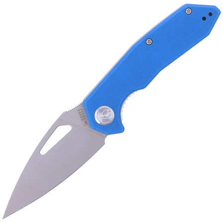Nóż Kubey Knife Coeus, Blue G10, Bead Blasted D2 (KU122B)