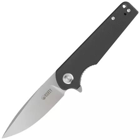 Nóż Kubey Knife Wolverine, Black G10, Sand Blasted D2 (KU233A)