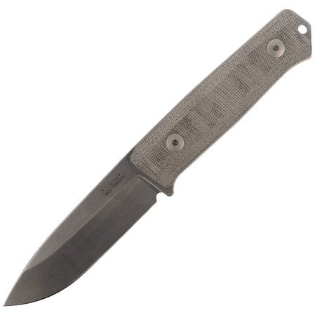 Nóż LionSteel Bushcraft Micarta Green, Stone Washed (B40 CVG)