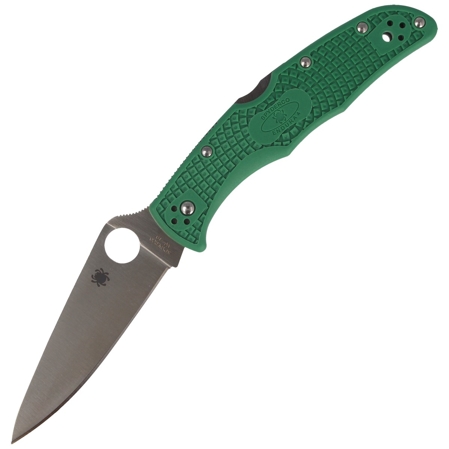 Nóż Spyderco Endura 4 FRN Green Flat Ground Plain (C10FPGR)