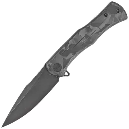 Nóż WE Knife Primoris Marble Carbon Fiber / Black Ti, Black Stonewashed (20047B-1)