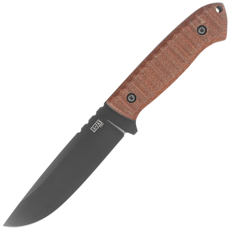 Nóż Za-Pas Ultra Outdoor Brown Toxic Micarta, Black Cerakote NMV (UOT-CE-M-BR)