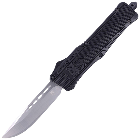 Nóż automatyczny CobraTec Large CTK-1 OTF Black Alu, D2 (06CT010)
