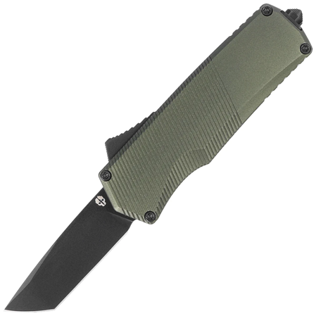 Nóż automatyczny OTF Tekto A5 Spry Mini T/E OD Green Aluminium, Black CPM S35VN