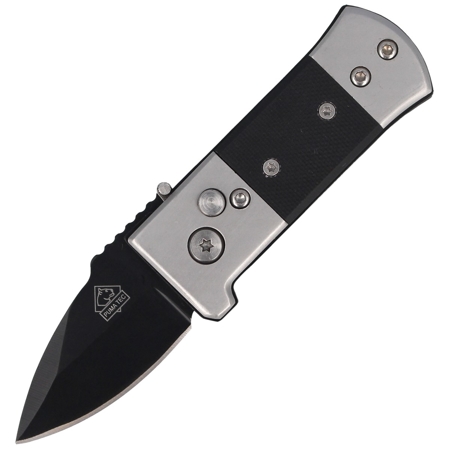 Nóż automatyczny Puma Solingen Black G10 / Stainless, Black Coated (313307)