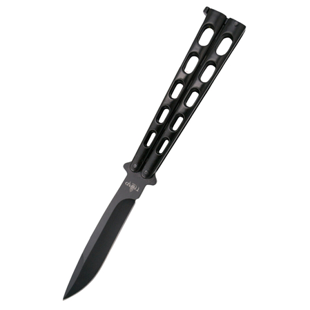 Nóż motylkowy Third Decor Habitat Balisong Black Stainless Steel, Black 420 (K2919N)