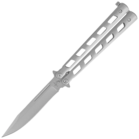 Nóż motylkowy Third Decor Habitat Balisong Stainless Steel, Satin (10967)