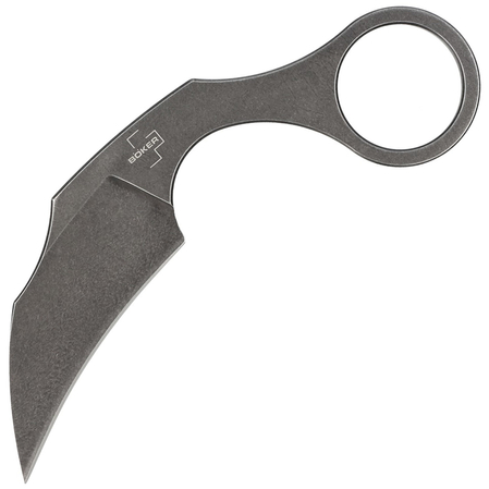 Nóż na szyję Böker Plus Bad Moon Karambit, Black Stonewash D2 by Simon Frömel (02BO078)