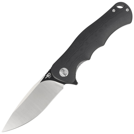 Nóż składany Bestech Bobcat Black G10, Black Stonewashed / Satin D2 (BG22A-2)