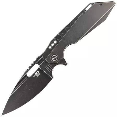 Nóż składany Bestech Shodan Black Titanium, Black Stonewashed CPM S35VN by Todd Knife and Tool (BT1910B)