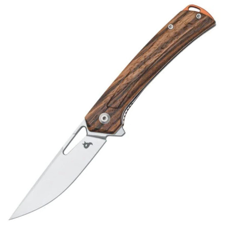 Nóż składany BlackFox Sneaky Zebrano Wood, Satin D2 (BF-768 W)