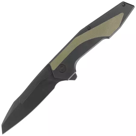 Nóż składany Civivi Hypersonic Black Steel / OD Green G10, Black Stonewashed 14C28N by Gustavo T. Cecchini (C22011-1)