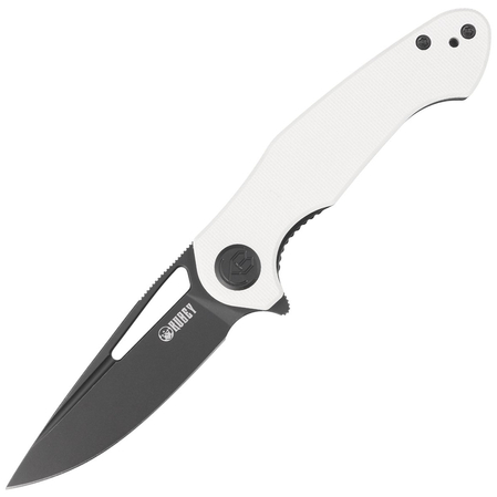 Nóż składany Kubey Dugu Ivory G10, Black Stonewashed 14C28N (KU210G)