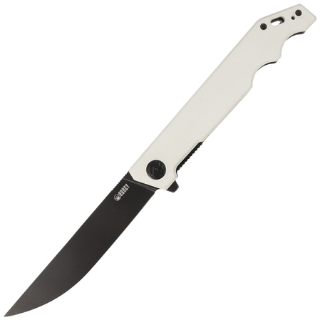 Nóż składany Kubey Knife Pylades Ivory G10, Blackwash AUS-10 (KU253D)