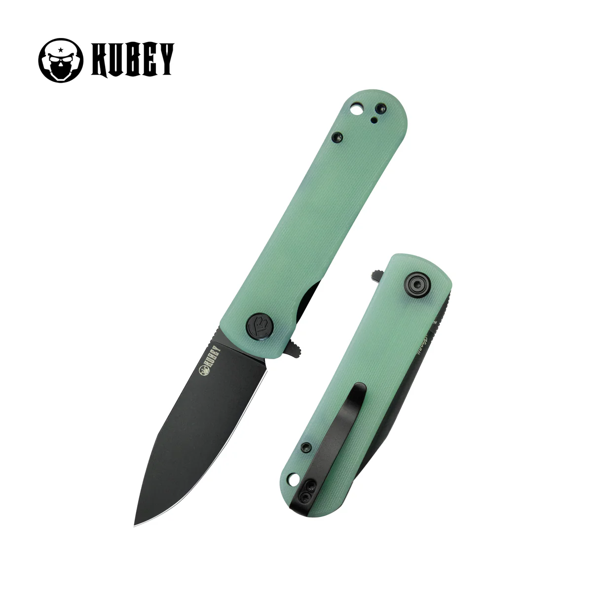 Nóż składany Kubey NEO Jade G10, Blackwashed AUS-10 by Keanu Alfaro (KU371D)