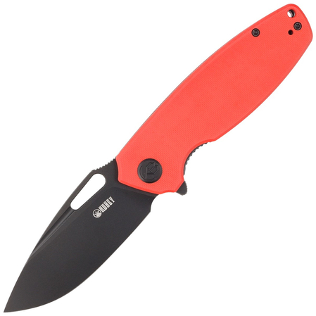 Nóż składany Kubey Tityus Red G10, Dark Stonewashed D2 (KU322J)