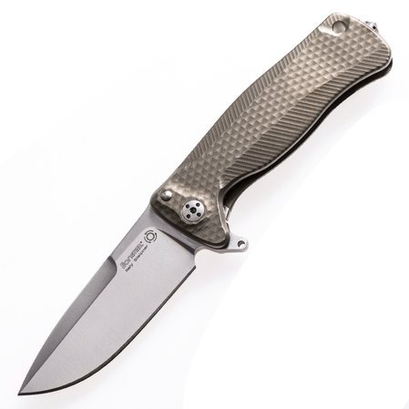 Nóż składany LionSteel SR22 Bronze Titanium, Satin Sleipner by Molletta (SR22 B)