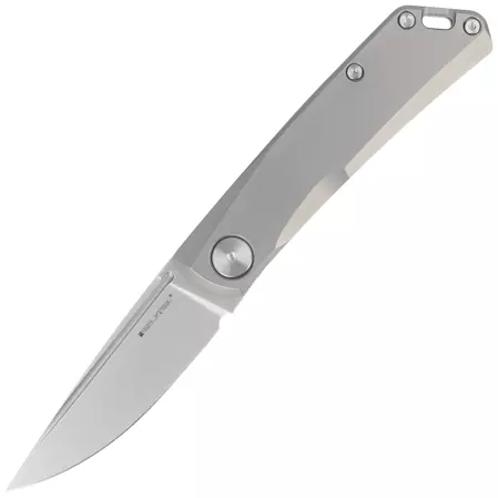 Nóż składany Real Steel LUNA Gray Titanium, Beadblast N690 by Poltergeist Work (7001)