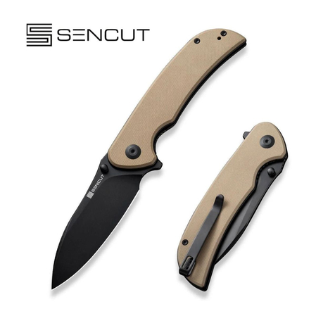 Nóż składany Sencut Borzam Tan G10, Black 9Cr18MoV (S23077-2)