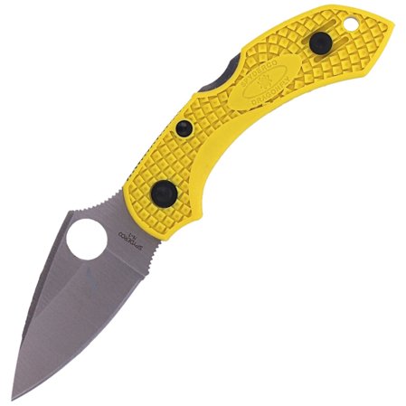 Nóż składany Spyderco DragonFly 2 Salt FRN Yellow, Plain H-1 (C28PYL2)