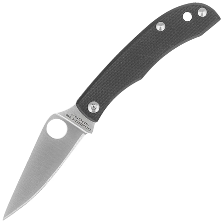 Nóż składany Spyderco Honeybee Black G10, Satin 12C27 (C137GBKP)