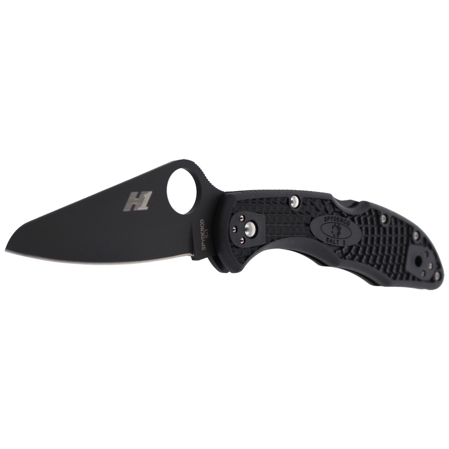 Nóż składany Spyderco Salt 2 FRN Black, Black Blade Plain H2 (C88PBBK2)