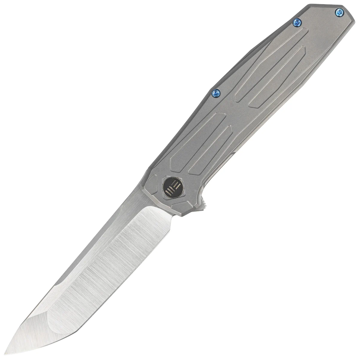 Nóż składany WE Knife Shadowfire Gray Titanium, Hand Polished Satin CPM 20CV by Rafal Brzeski (WE22035-2)
