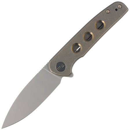 Nóż składany WE Knife Shakan LE No 176/210 Bronze Titanium, Gray Stonewashed CPM 20CV (WE20052B-2)