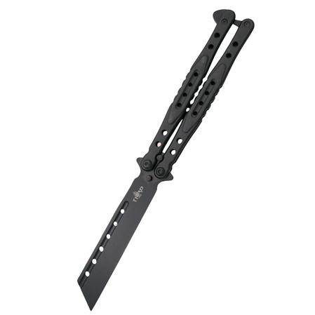 Nóż treningowy składany motylek Third Balisong Black Stainless Steel, Black 420 (K2823X)